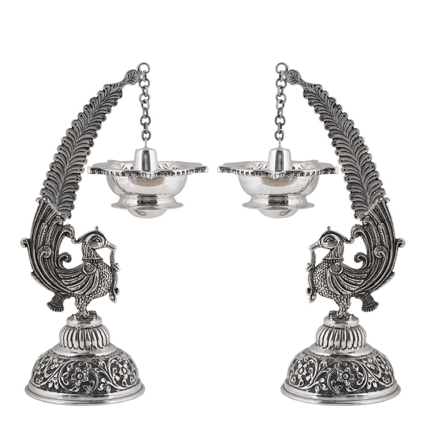 Antique Swing Lamp- Set of 2`